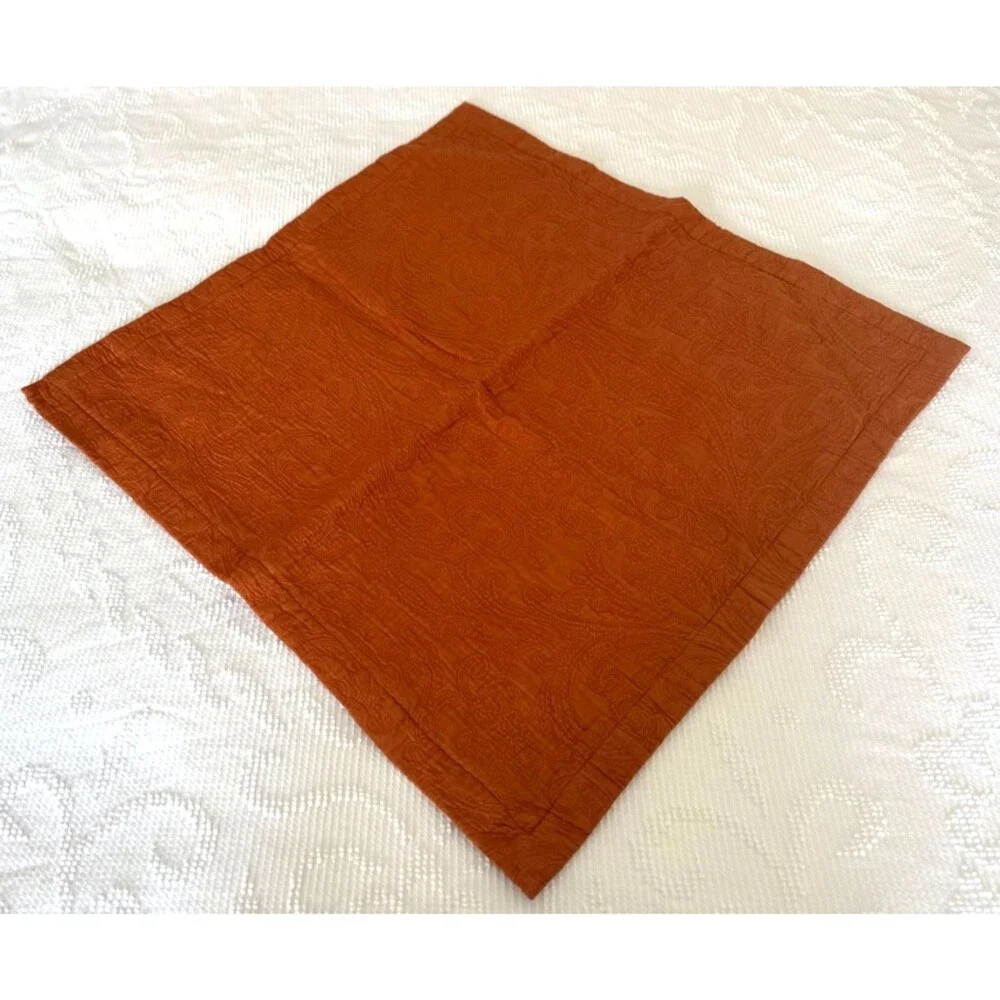 MSRP $1,800 Celso de Lemos BRAGA Egyptian Cotton Pillow and Bed Covers Caramel